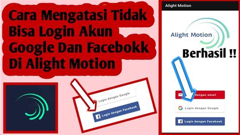 Cara Mengatasi Tidak Bisa Login Akun Google Dan Facebook Di Alight