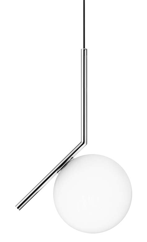 Flos IC S1 Pendant Chromed Made In Design UK