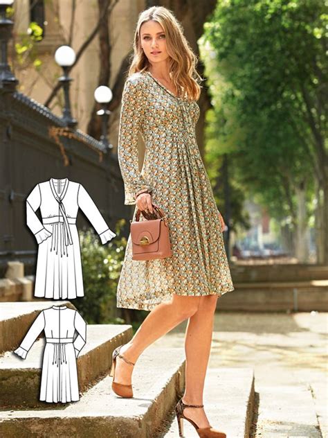 Lovely Illusion New Women S Sewing Patterns Empire Waist Dress