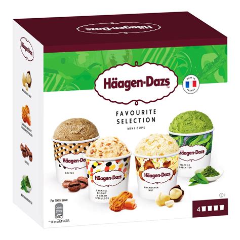 Haagen Dazs Mini Cups Ice Cream Favourite Selection Ntuc Fairprice