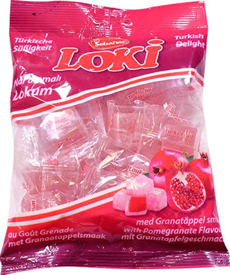 Loukoums grenade loki Sebahat 200 grammes Épicerie du Faubourg