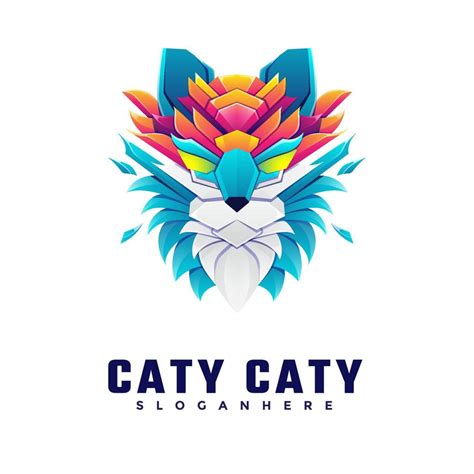 Colorful Cat Gradient Logo Template 18725911 Vector Art at Vecteezy