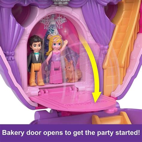 Mattel Polly Pocket Mini Toys Something Sweet Cupcake Compact Playset