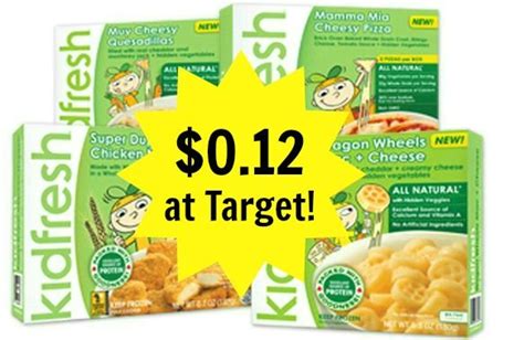 Target Kidfresh Frozen Meals Only 055 Become A Coupon Queen