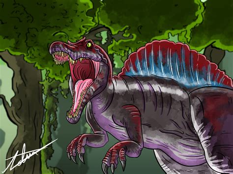 Artstation Spinosaurus Jurassic Park 3 2001