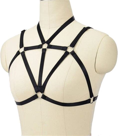 LOYFUN Corpo Harness Cintura Lencería for Mujer Arnés de Tiras gótico