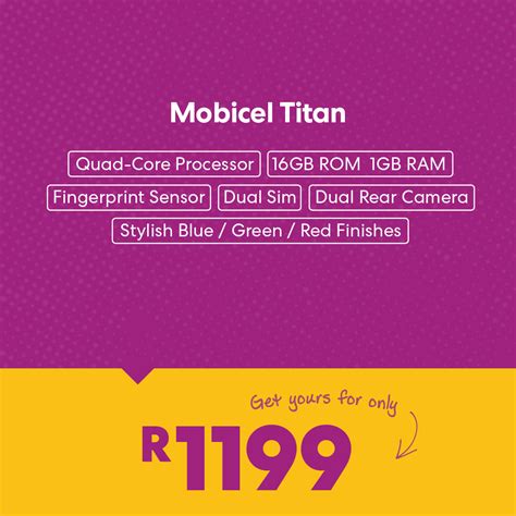 Mobicel The Titan Of Mobicel Comes In 3 Dynamic Colours