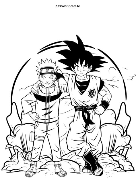 Desenhos Coloridos Do Naruto - 8