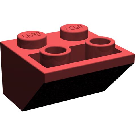 LEGO Dark Red Slope 2 X 2 45 Inverted With Flat Spacer Underneath