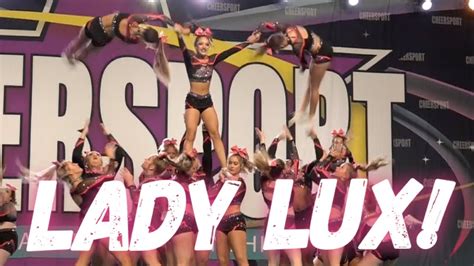 Cheer Extreme Lady Lux Wins Cheersport Youtube