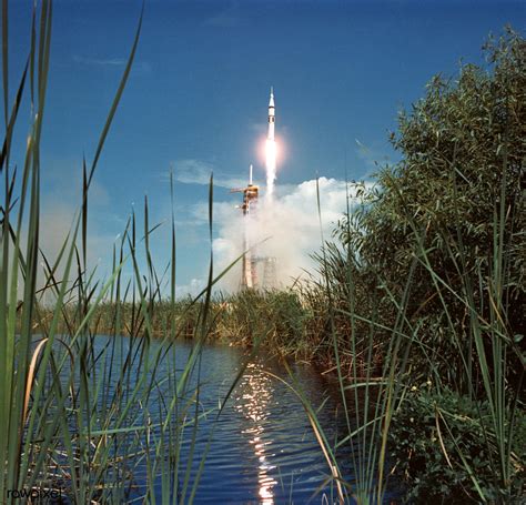 Liftoff Apollo Soyuz Test Project ASTP KSCS75 28547 15 July 1975