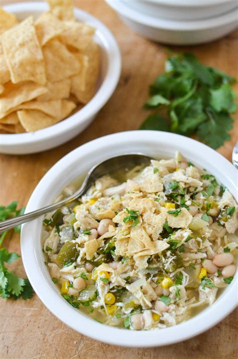 Slow Cooker White Chicken Chili Simply Whisked