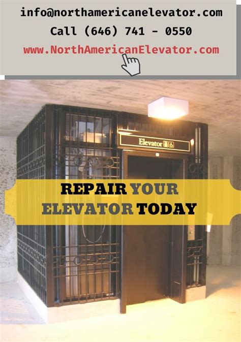 Emergency Elevator Repair Service NYC | North American Elevator Inc