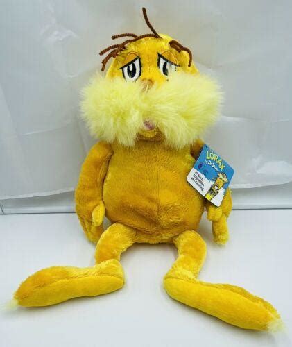 Kohls Cares Dr Seuss The Lorax Plush Stuffed Doll Toy Yellow 16 Inches