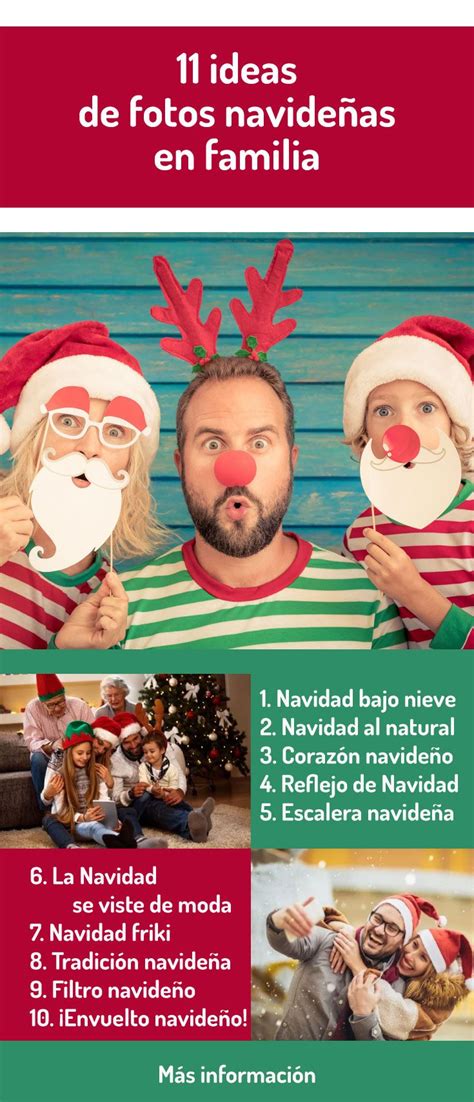 11 ideas de fotos navideñas en familia Tradiciones navideñas