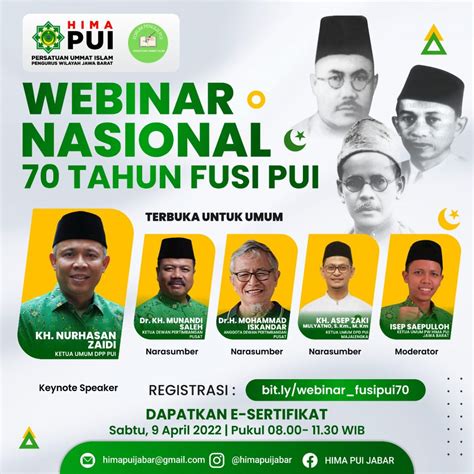 Hima Pui Jawa Barat Gelar Webinar Nasional Tahun Fusi Pui