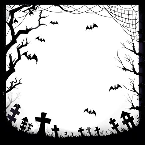 Halloween Border Transparent PNG Images Ai Generative 28141784 PNG