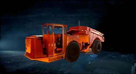 Underground Mining Articulated Dump Truck Low Profile Tunnel Truck