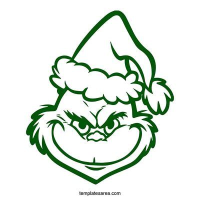 Grinch Face SVG Image for Your Christmas Projects