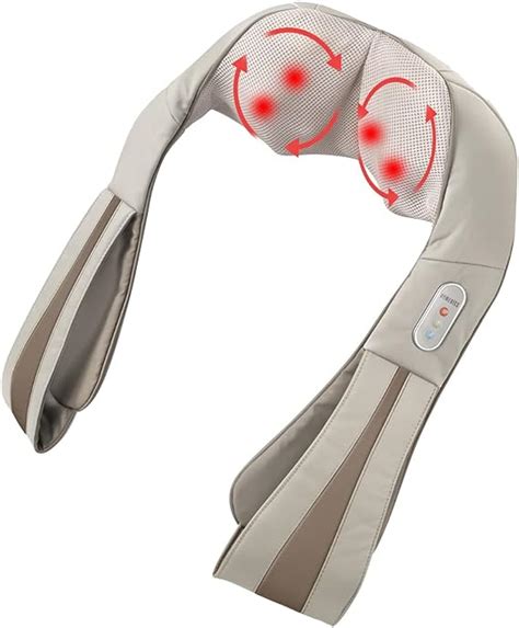 Homedics Neck Massager Heated Shiatsu Neck Shoulder And