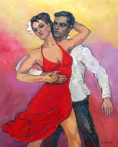 Salsa Passion Matted Print 8x10 Salsa Art Salsa Dancing Art Etsy