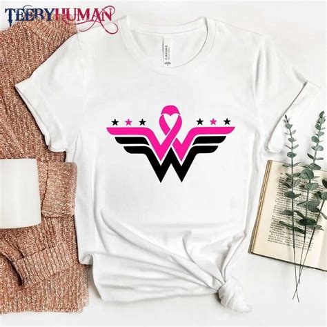 Cancer Ribbon Wonder Women Breast Cancer Awareness Classic T Shirt