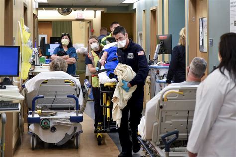 Once practically empty, ERs struggle with a surge of pent-up sickness : Shots - Health News : NPR