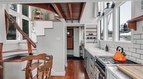 Gorgeous Tiny House Boat With Interior Design Dream Tiny Living