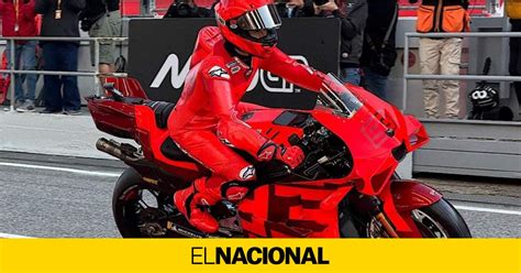 Empieza una nueva era Marc Márquez debuta con la Ducati oficial en el