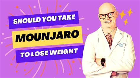 Should You Take Mounjaro To Lose Weight Youtube