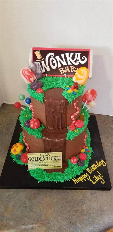 Willy Wonka Candy Cake