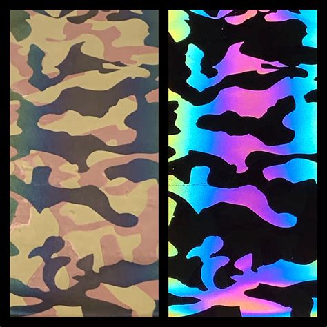 Ultraflex Heat Transfer Vinyl Holo Reflective Desert Camo Skat