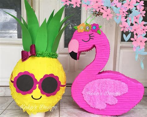 Tropical Birthday Party Pineapple Birthday Aloha Party Luau Theme