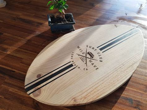 Planche de surf en bois surf Board Décoration marine Etsy