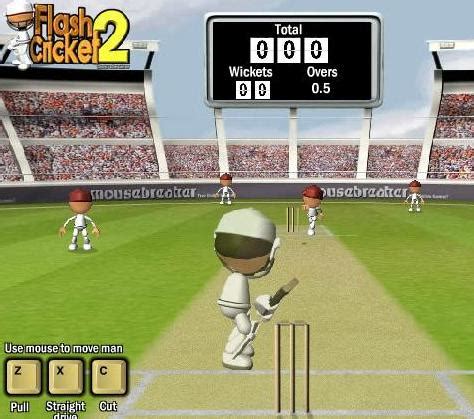 flash cricket 2 game online free to play