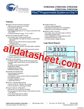 Cy C Datasheet Pdf Cypress Semiconductor