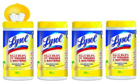 Lysol Disinfecting Wipes 4-Pack $8.98 Shipped - Wheel N Deal Mama