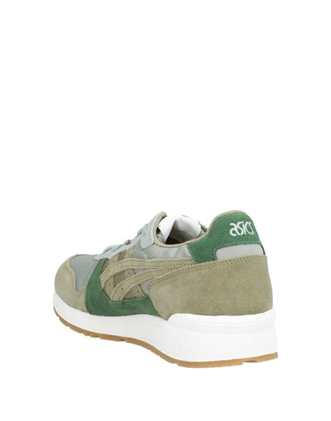 Asics Leather Low-tops & Sneakers in Military Green (Green) for Men - Lyst