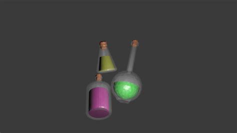 Low Poly Potion Asset Pack 9 By Deftblue