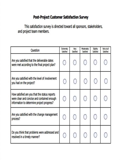 Sample Survey Questionnaire Format