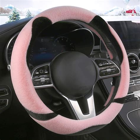 Amazon Cute Steering Wheel Cover Fluffy Car Wheel Cover For Women