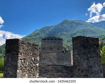 Montebello Castle Castello Di Montebello Burg Stock Photo