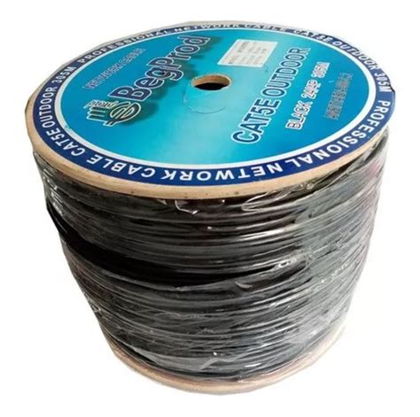 Cable Utp Cat 5e 305 Mts Bobina Exteriornegro MercadoLibre