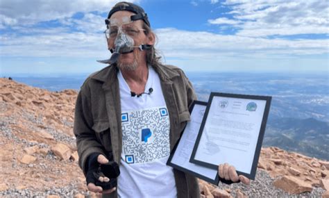 Peanut Pusher Reaches Top Of Pikes Peak Colorado News