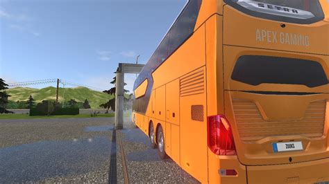 Bus Simulator Ultimate Gameplay Front Tire Explode At High Speed 🥶👀