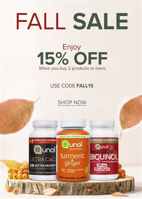 Qunol CoQ10 & Turmeric Supplements | Qunol