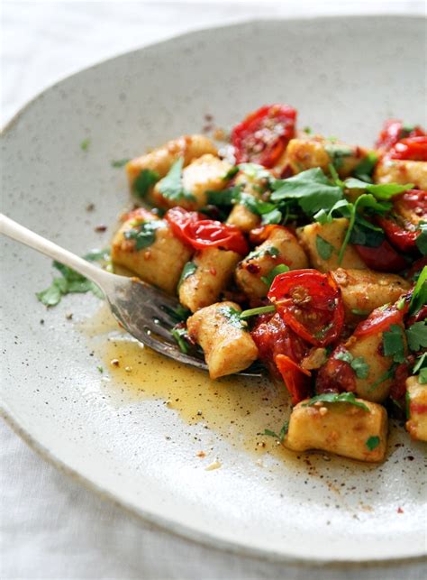 This Gnocchi Recipe Embraces Warmth The Sweetness Of Slowly Roasted Cherry Tomatoes And Browned