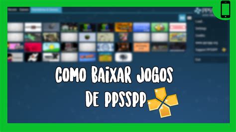 Como Baixar Jogos Para Ppsspp Emulador De Psp Youtube