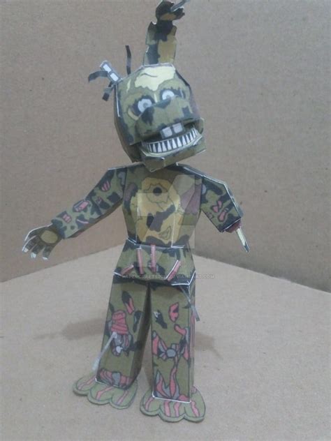 Salvaged Springtrap By Papercrafts2018 On Deviantart