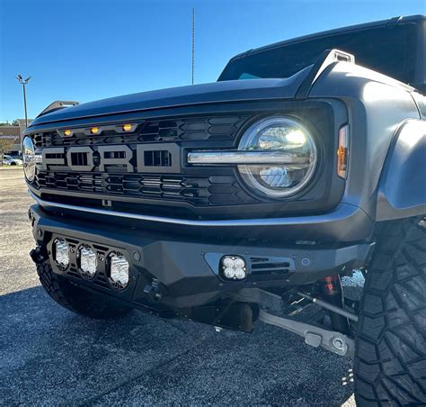 Bronco Raptor Build W Fender Flares Wrapped Body Color By Extreme